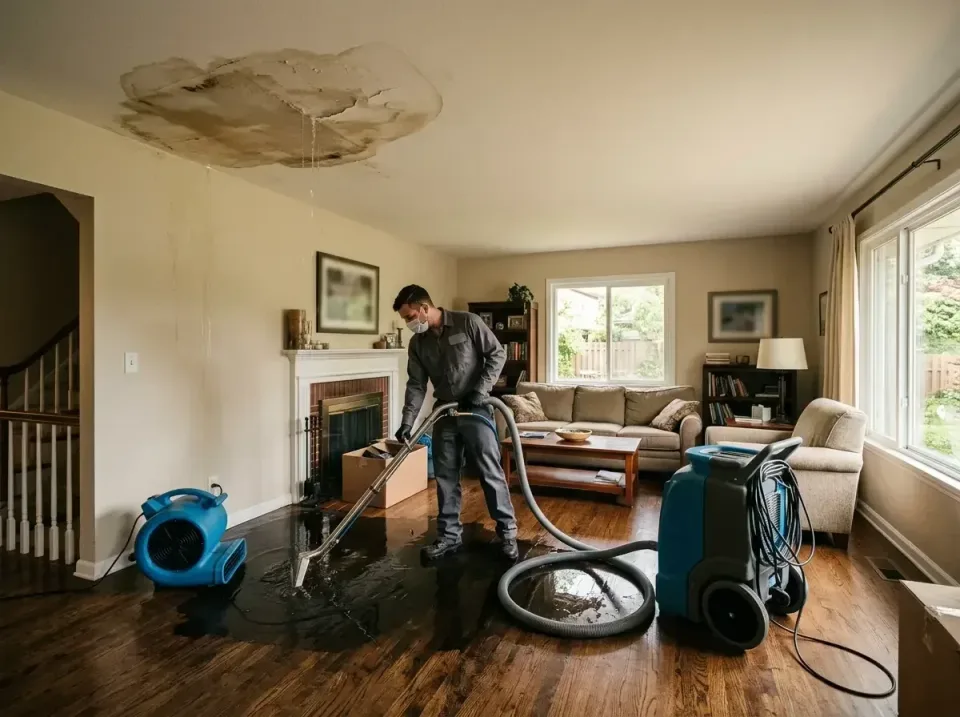 attic-pipe-burst-ceiling-drip-008 — frequently asked questions, Water Damage Restoration & Carpet Care in Muse, PA
